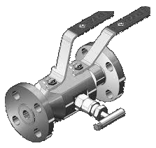 Double block and bleed ball valve