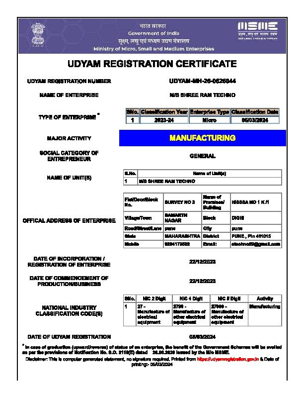 Udyam MSME registration