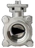 V-notch control ball valve